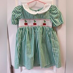 Marie Nicole Cherry Smock Dress NWT!